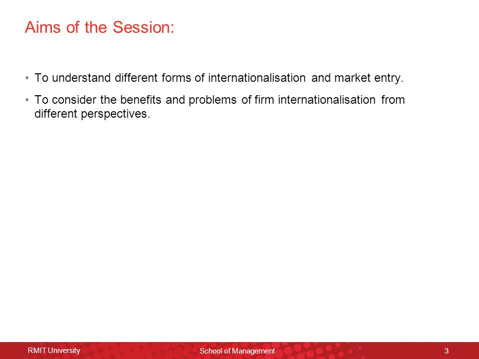 Session 3 market based management appli